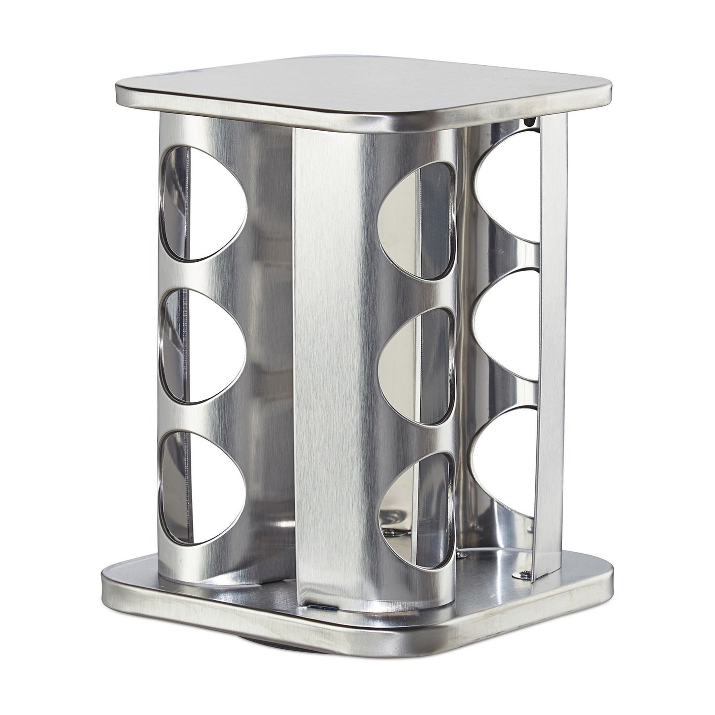 Rotating spice rack with 12 spice jars