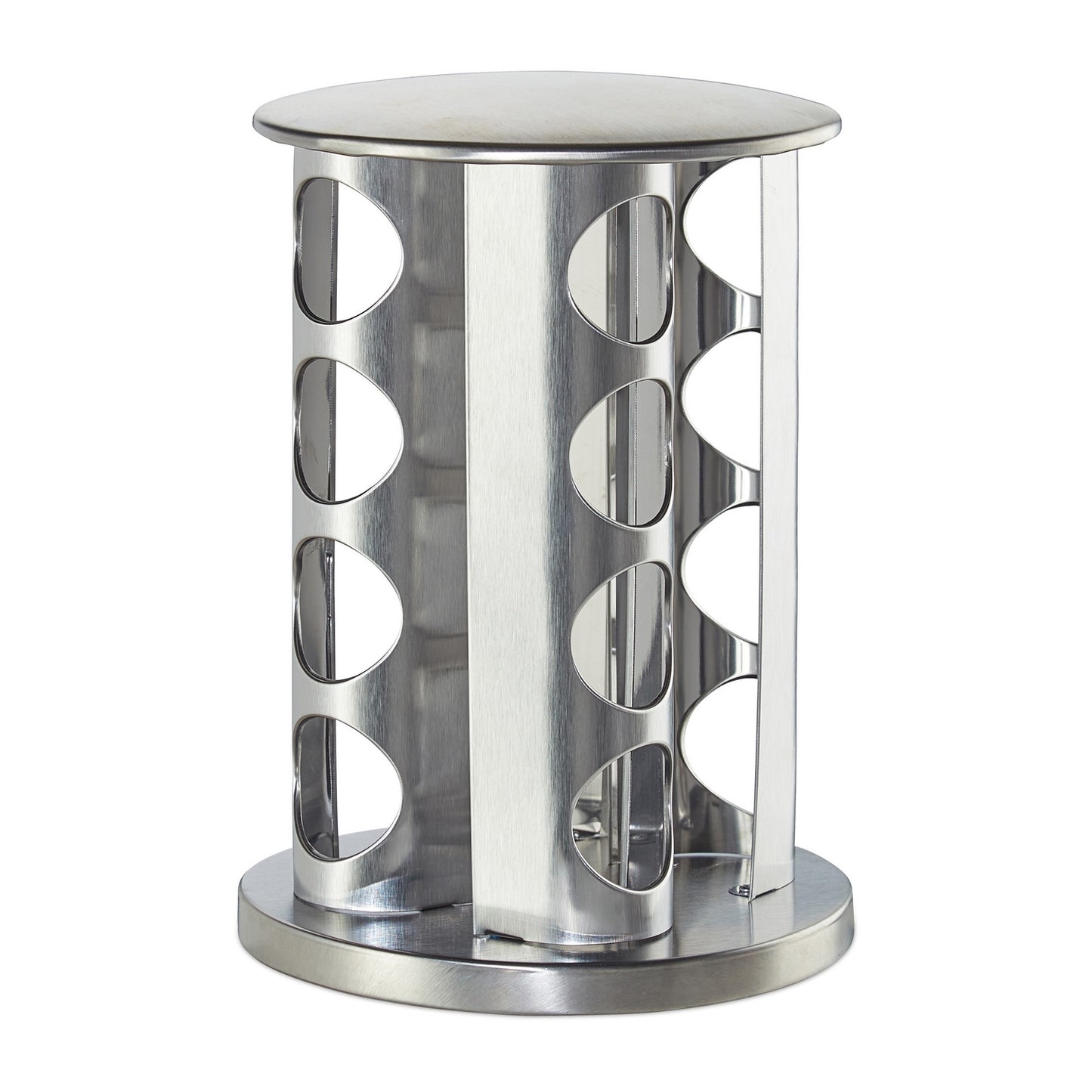 Rotating spice rack with 16 spice jars