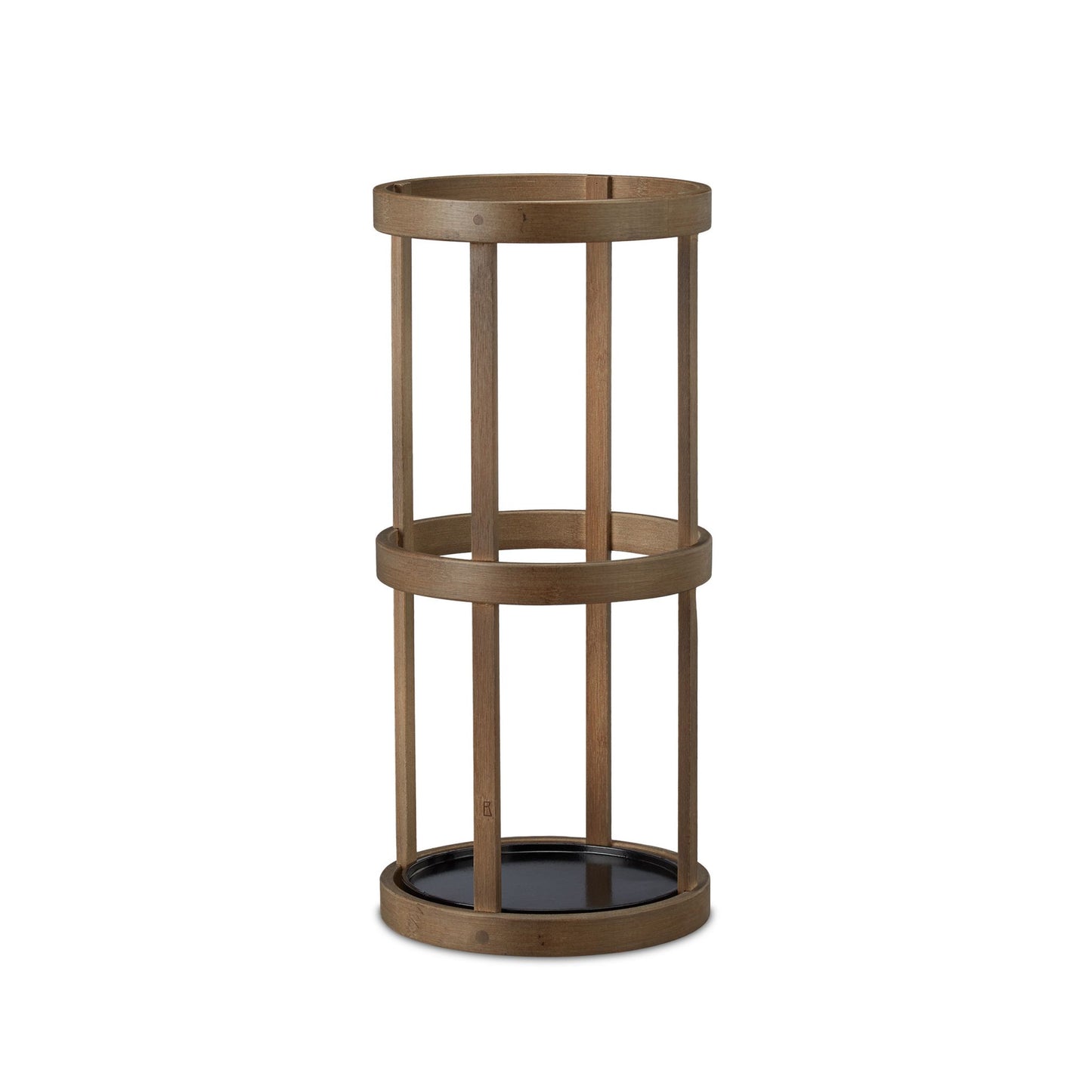 Round Bamboo Umbrella Stand