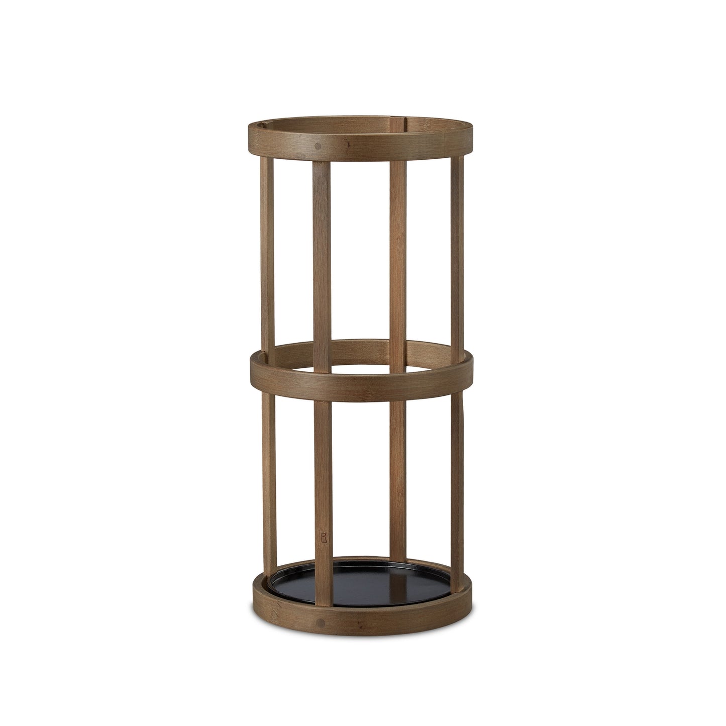 Round Bamboo Umbrella Stand