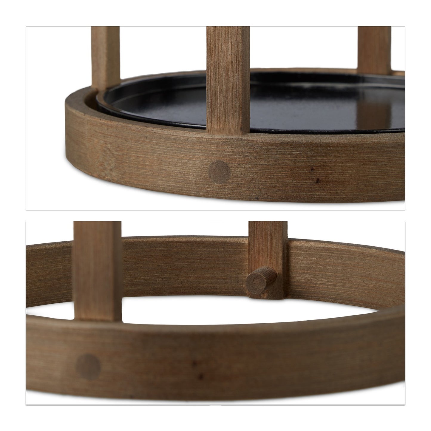 Round Bamboo Umbrella Stand
