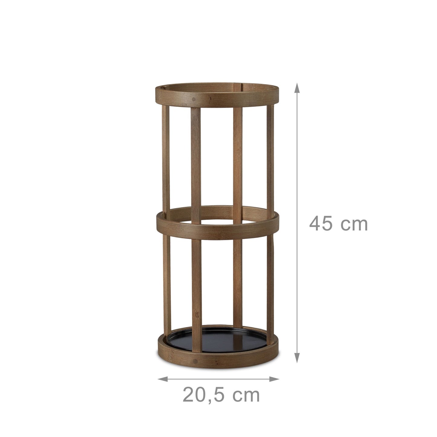 Round Bamboo Umbrella Stand