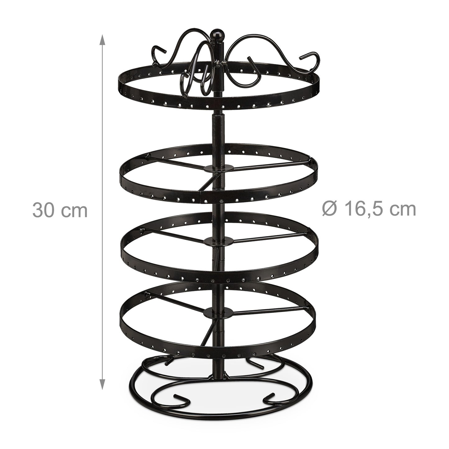 Round Earring Holder for 168 Earrings