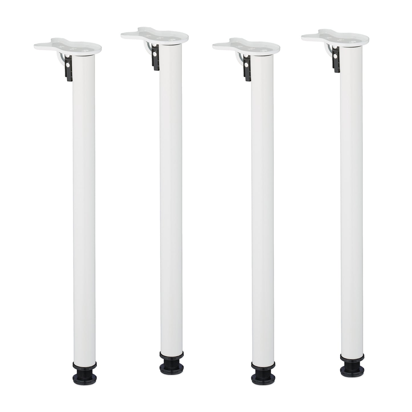 Round Folding Table Legs – Metal, Set of 4