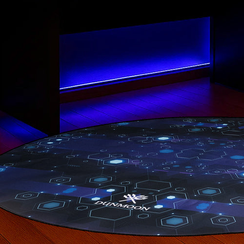 Round Gaming Chair Mat – Under-Desk Floor Protector