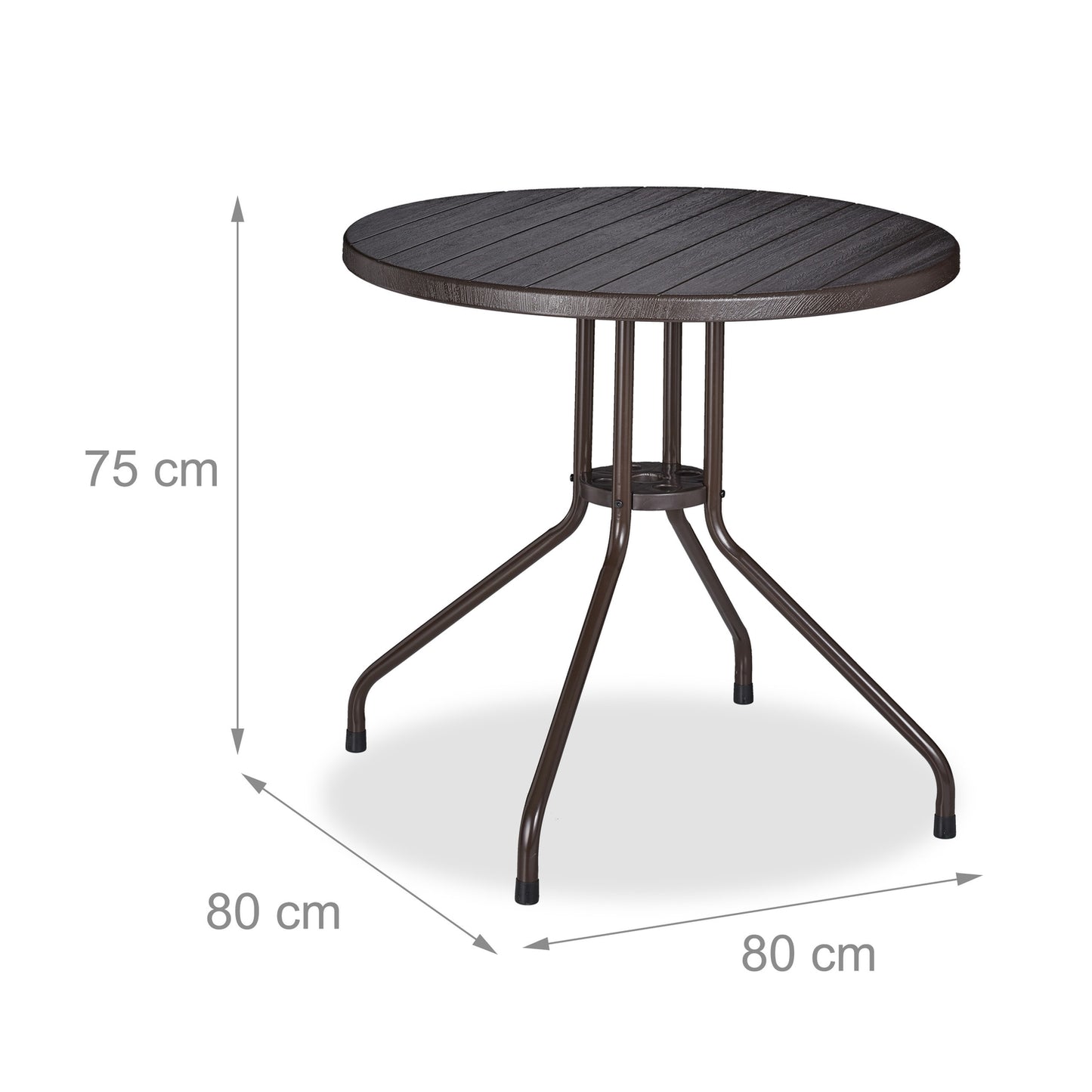 Round Garden Table