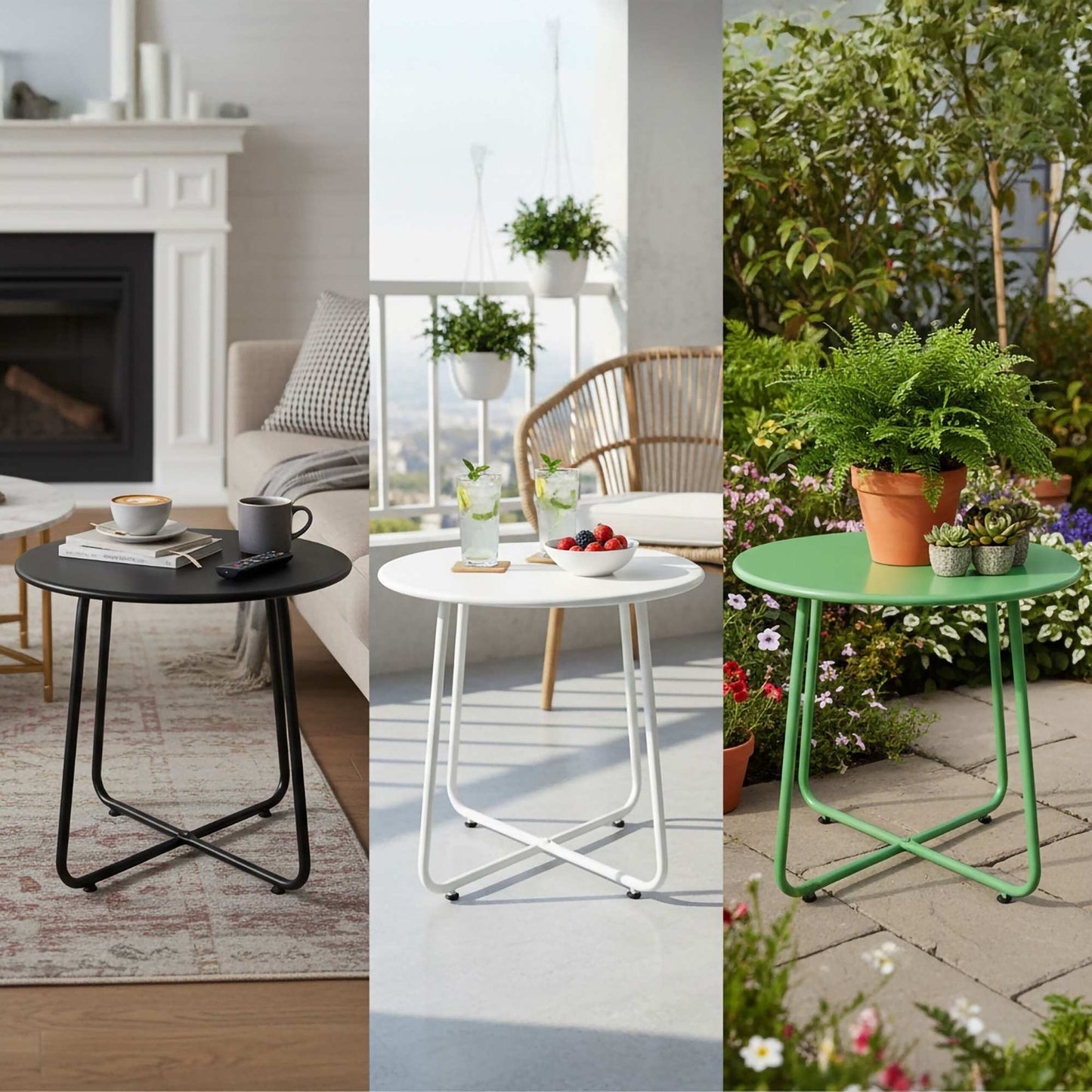 Round Metal Table – Indoor/Outdoor Use