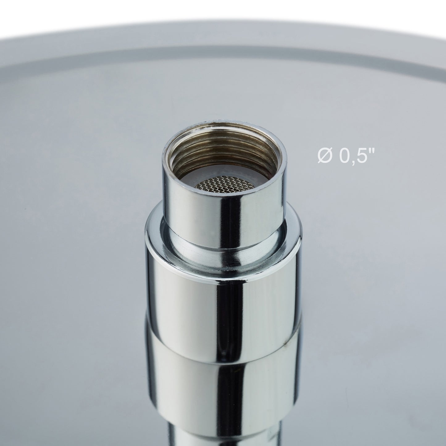 Round Rainfall Shower Head