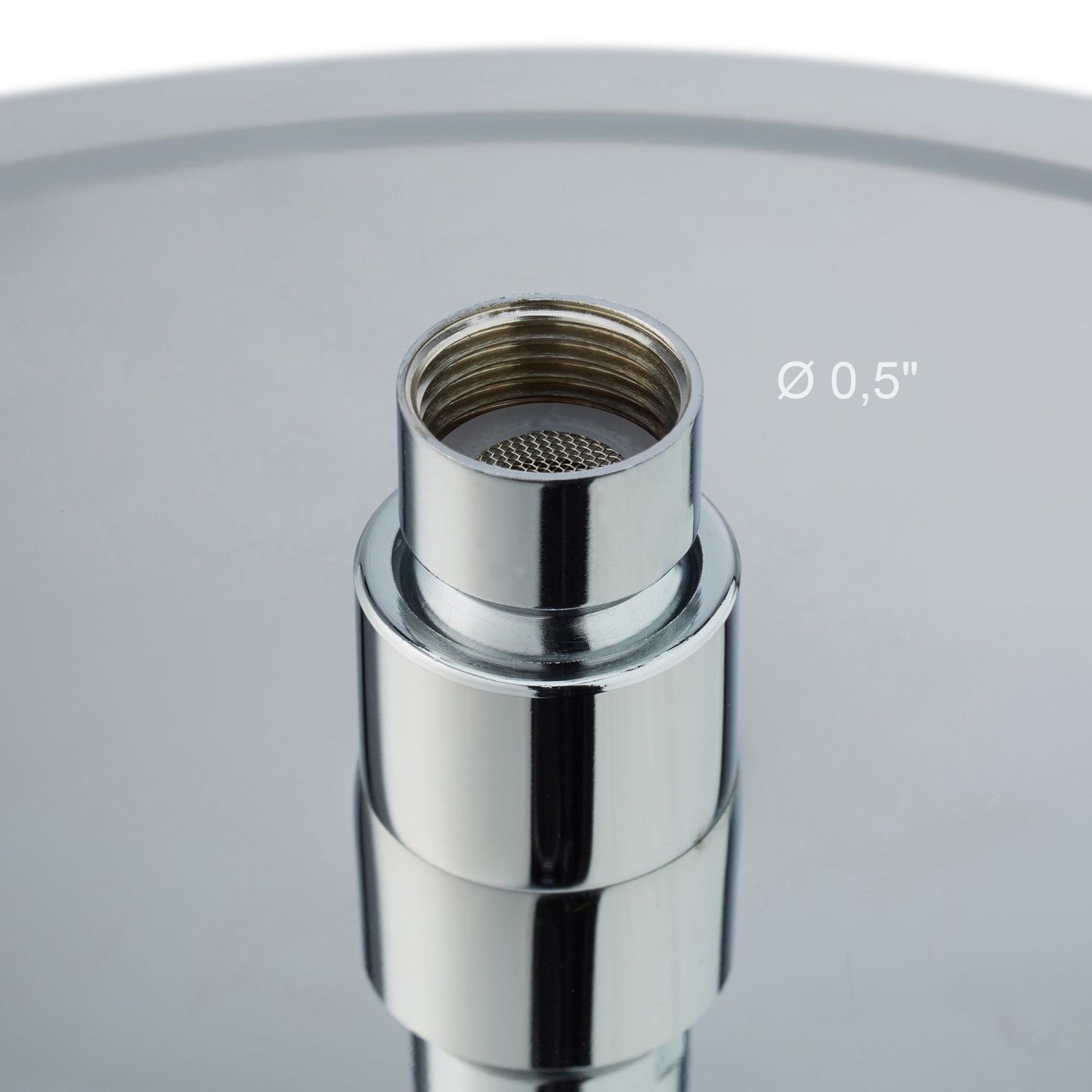 Round Rainfall Shower Head