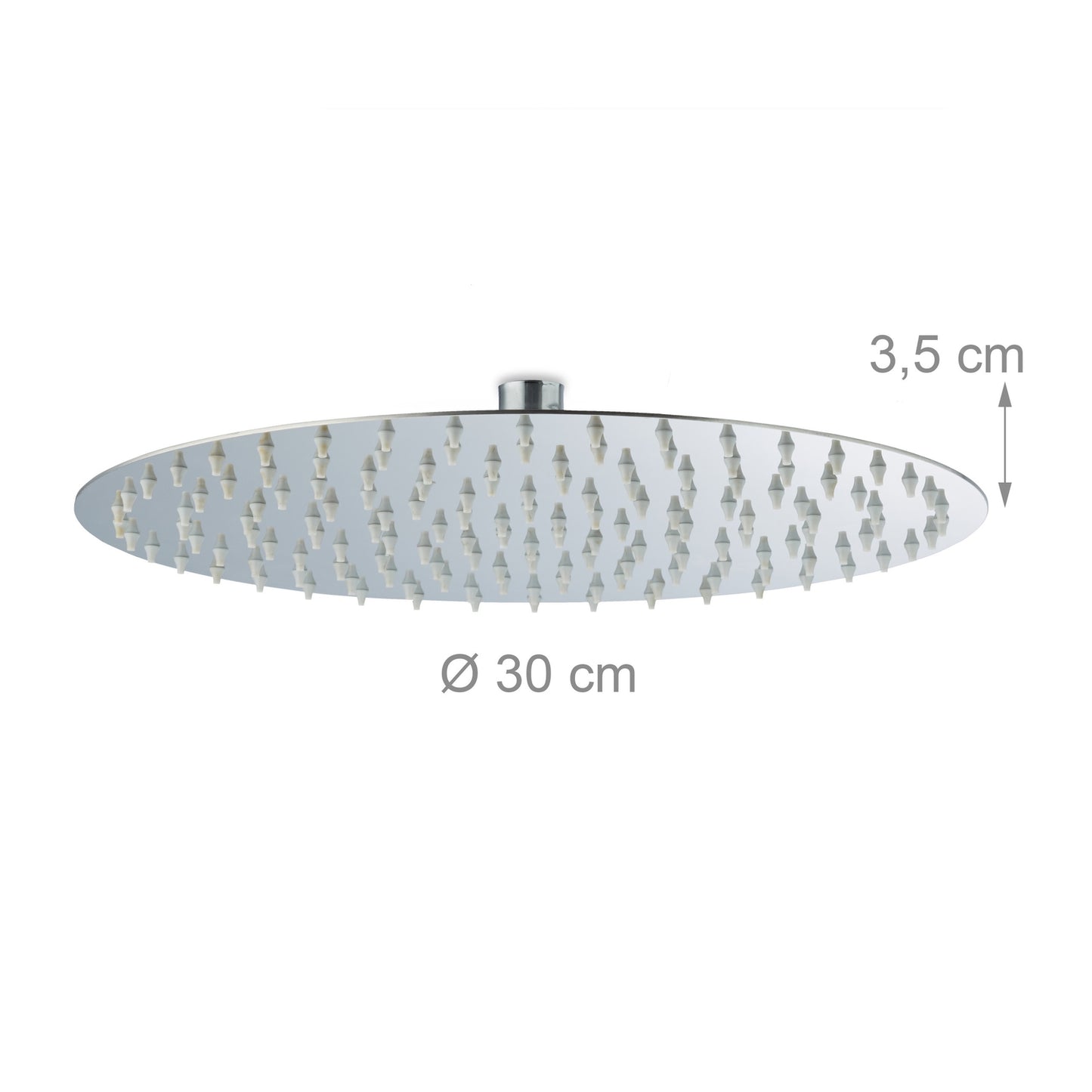 Round Rainfall Shower Head