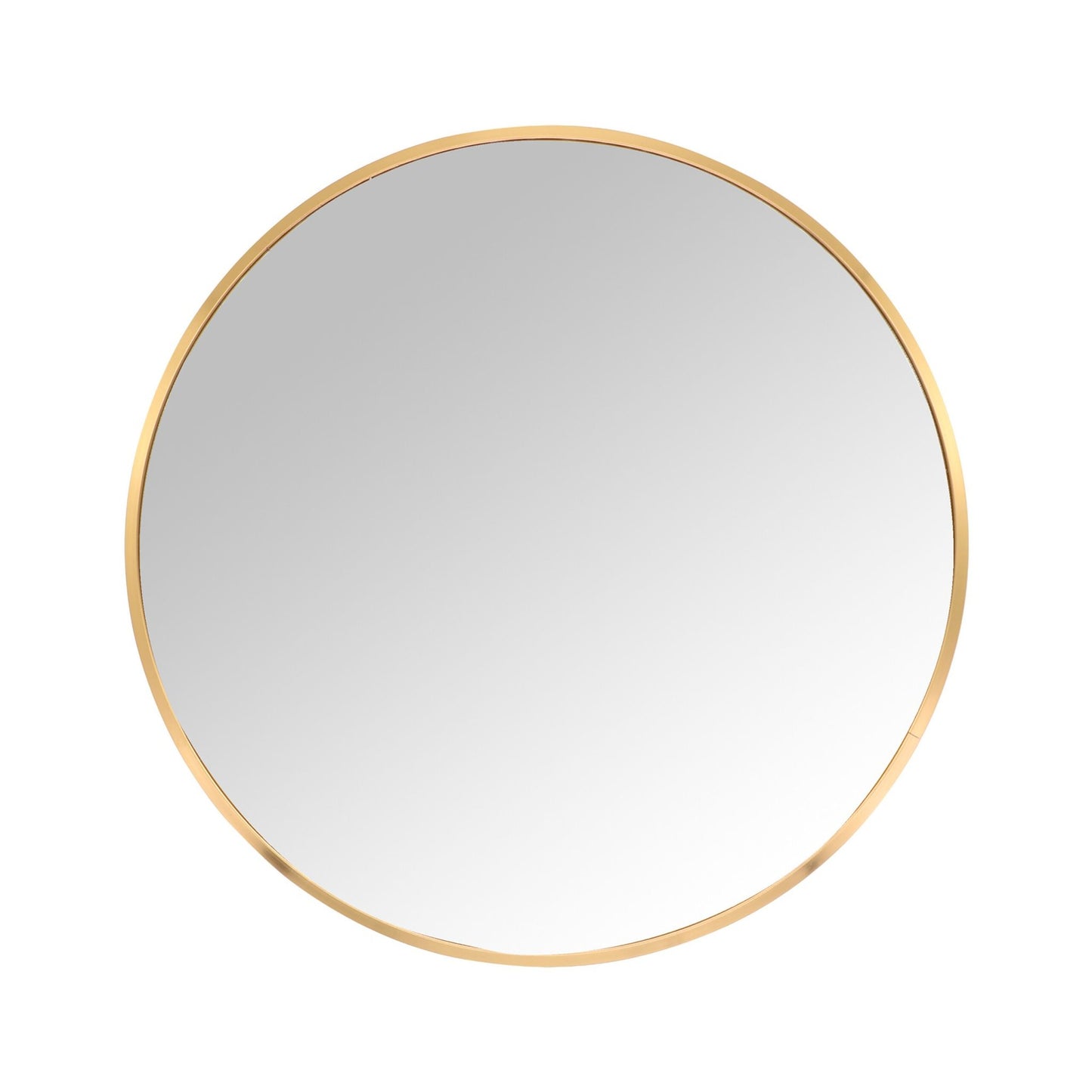 Round Wall Mirror, Metal Frame, Decorative & Functional