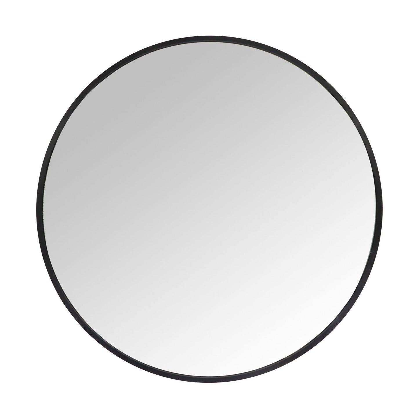 Round Wall Mirror – Metal Frame, Decorative, Versatile