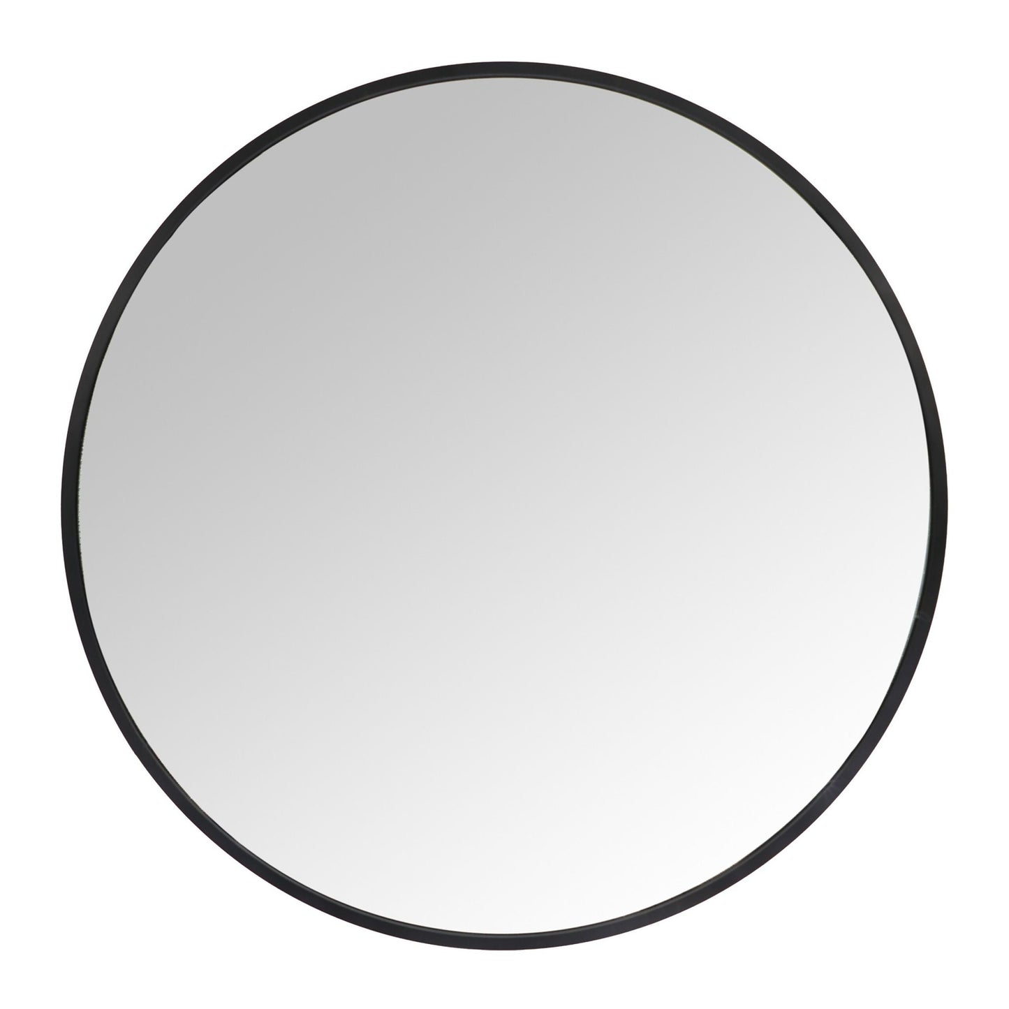 Round Wall Mirror with Metal Frame – Decorative & Functional