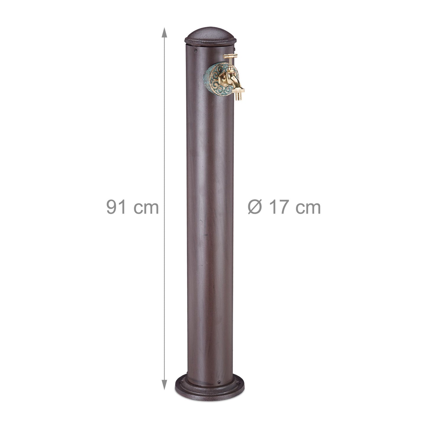 Round Water Fountain Column