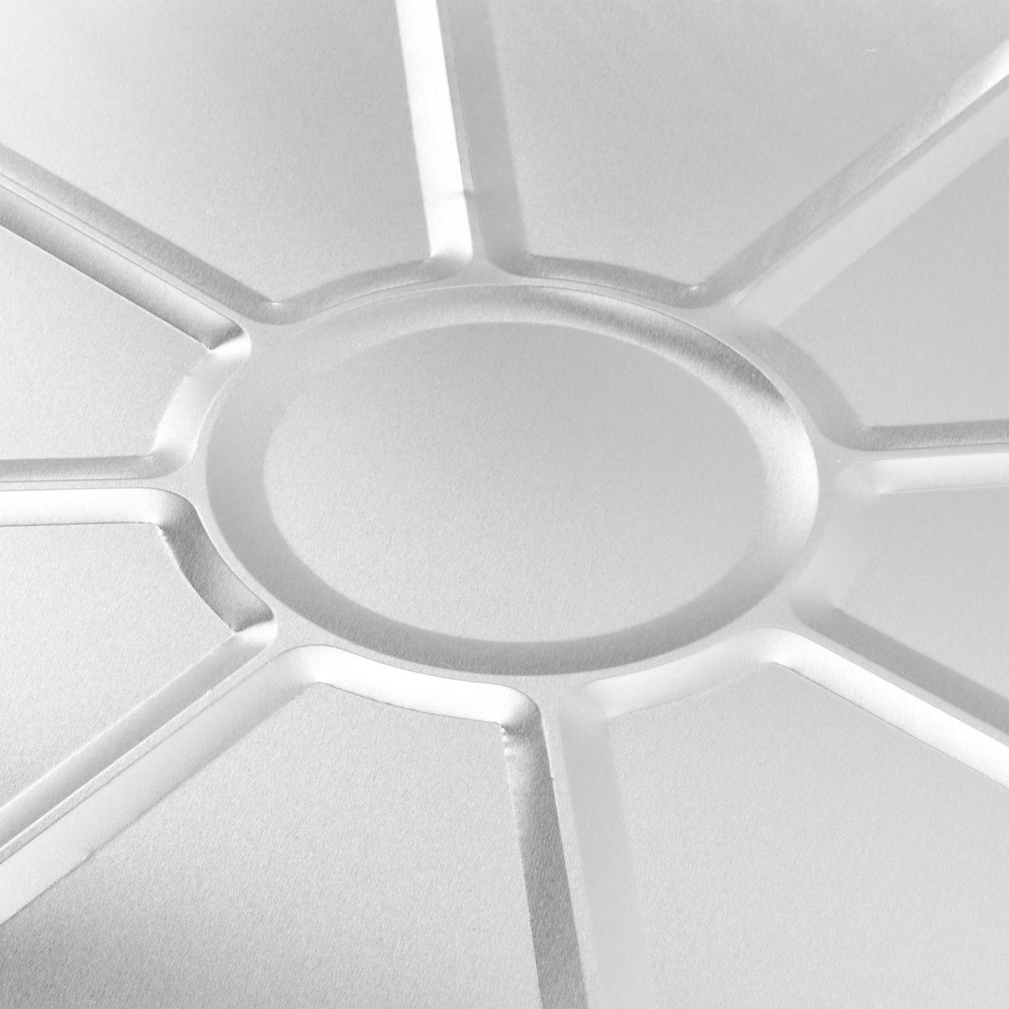 Round aluminum trays in sets of 100 pcs
