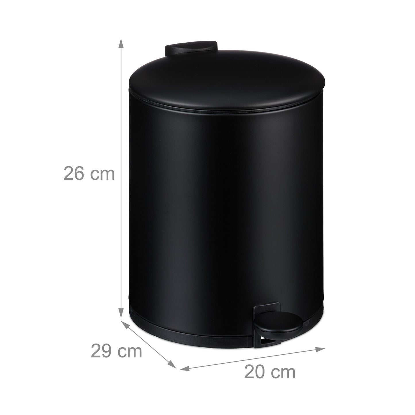 Round cosmetic container 5 l