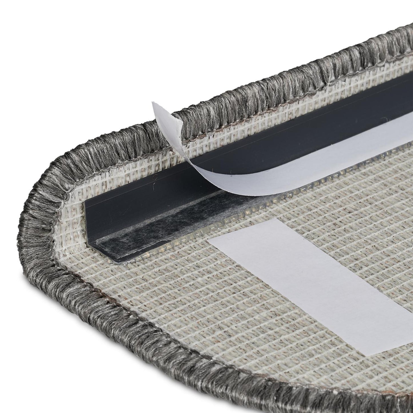 Rounded Stair Treads Set of 15 – Non-Slip, Self-Adhesive