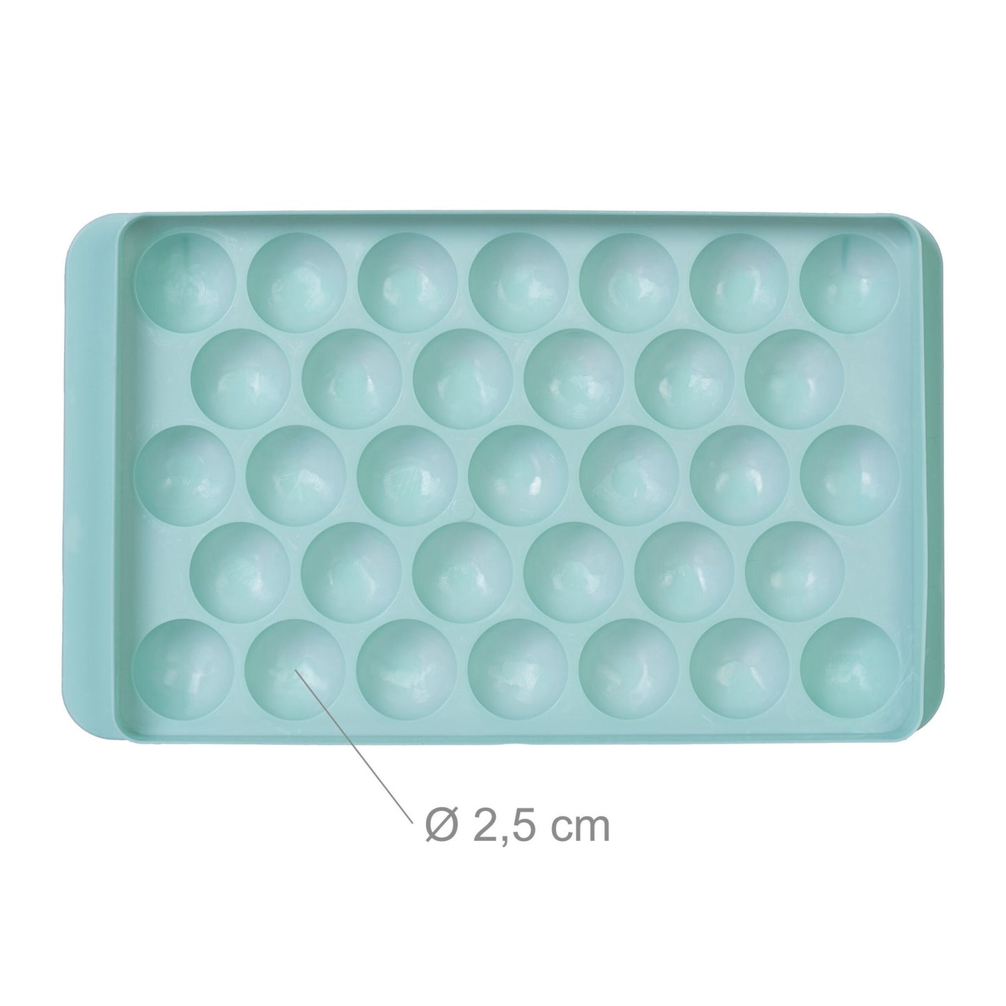 Round ice cube tray set of 4