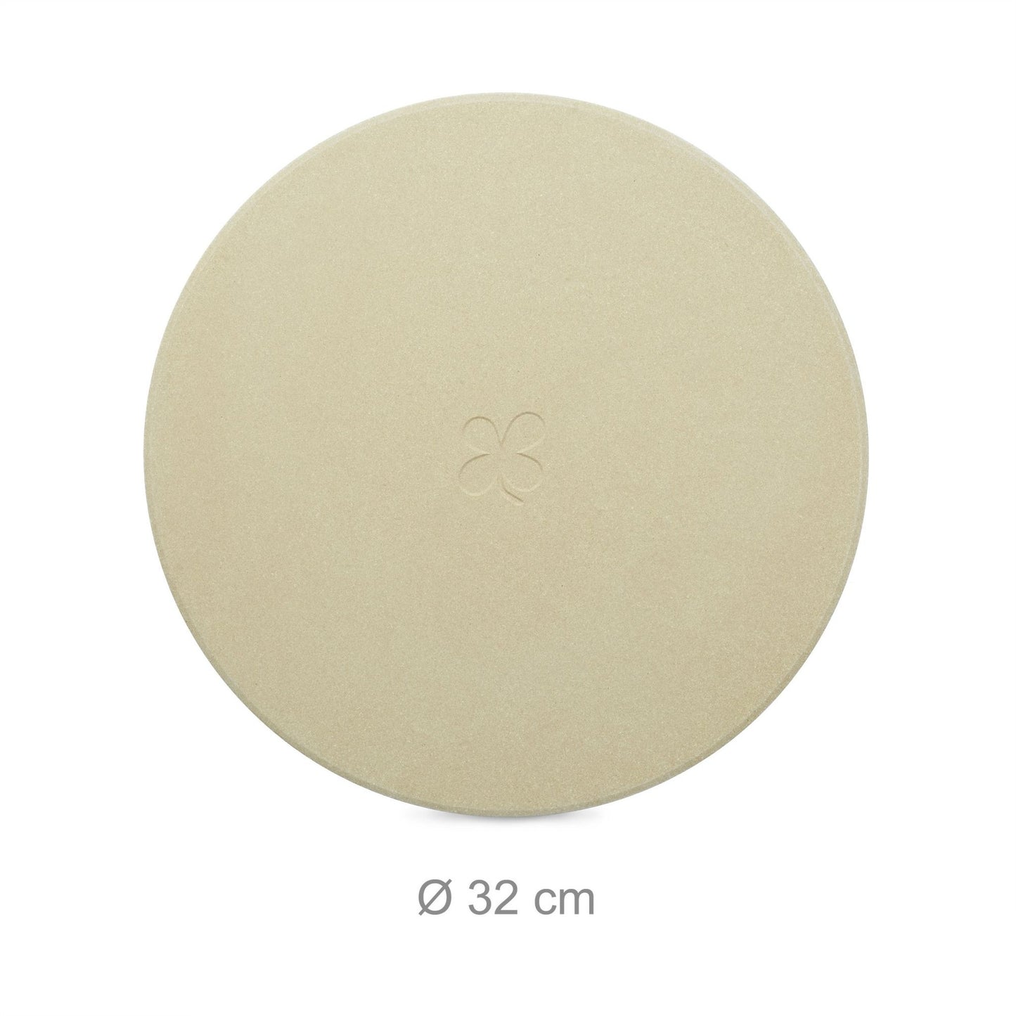 Round pizza stone in a set