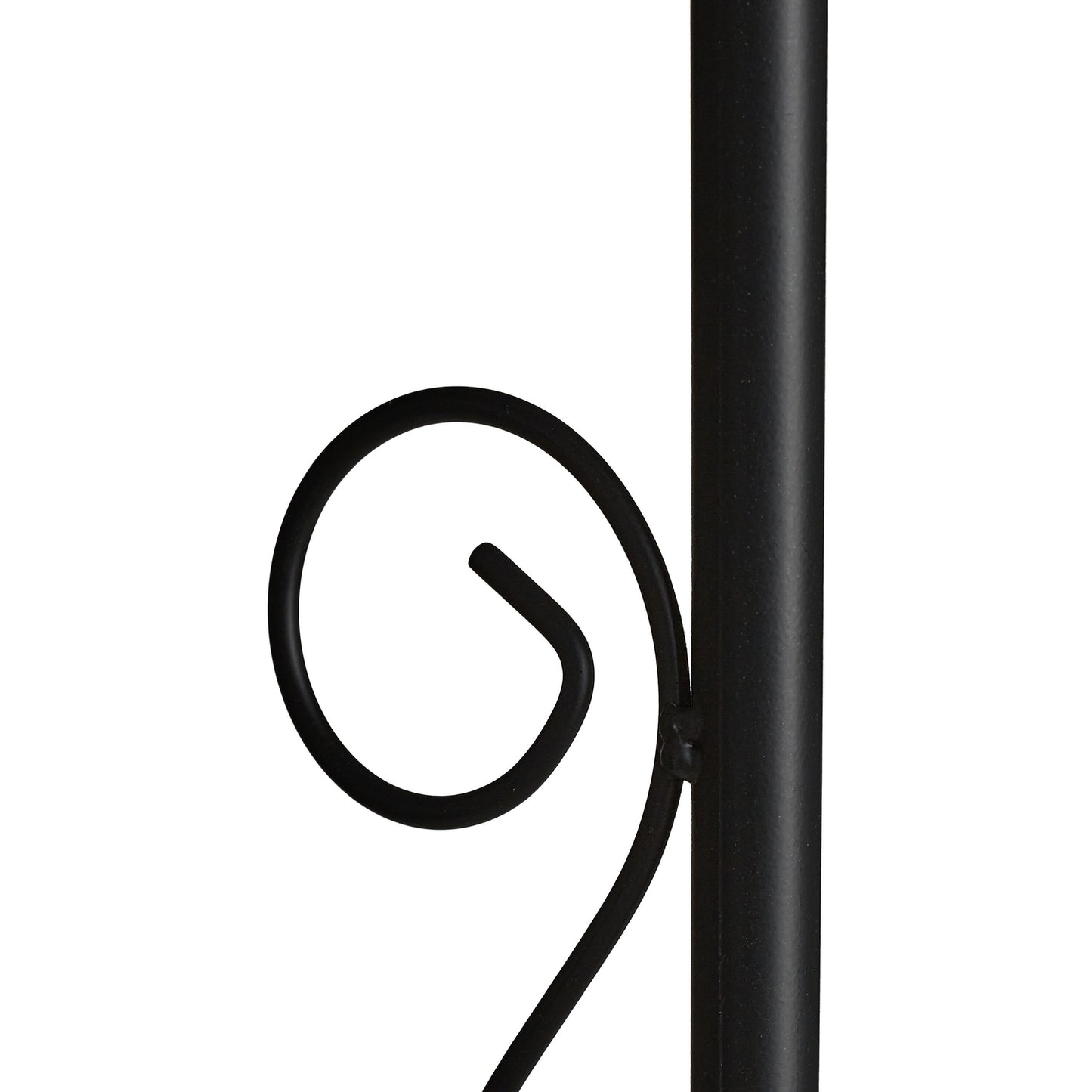 Round rose arch in black