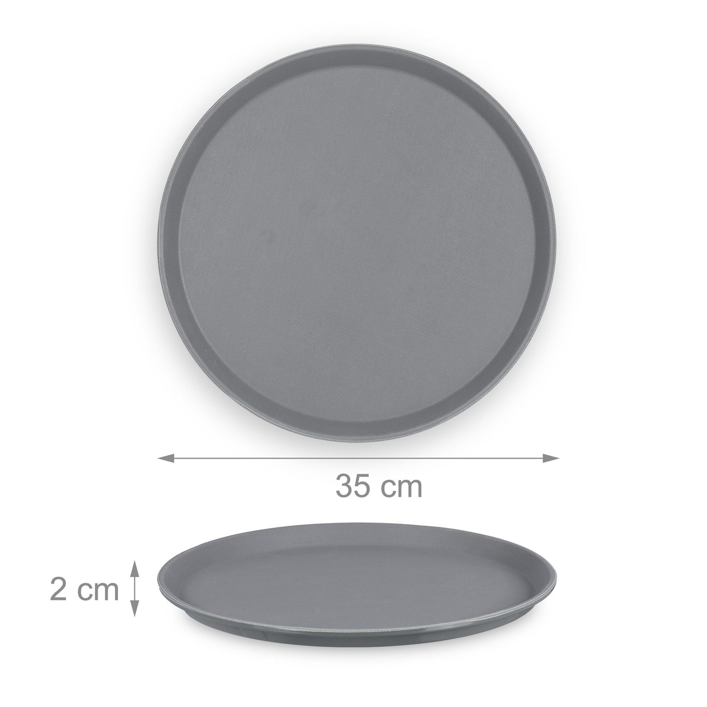 Round serving tray 2-pack 35 cm