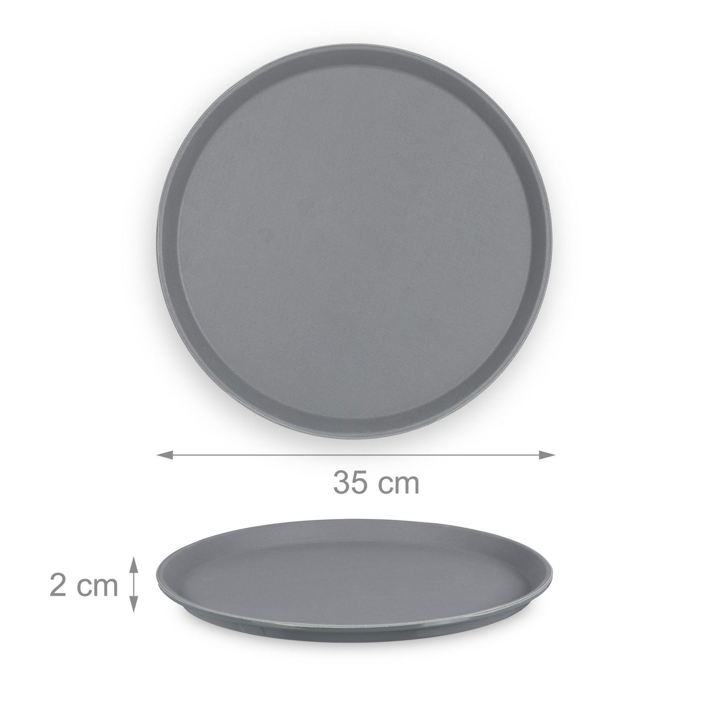 Round serving tray 2-pack 35 cm