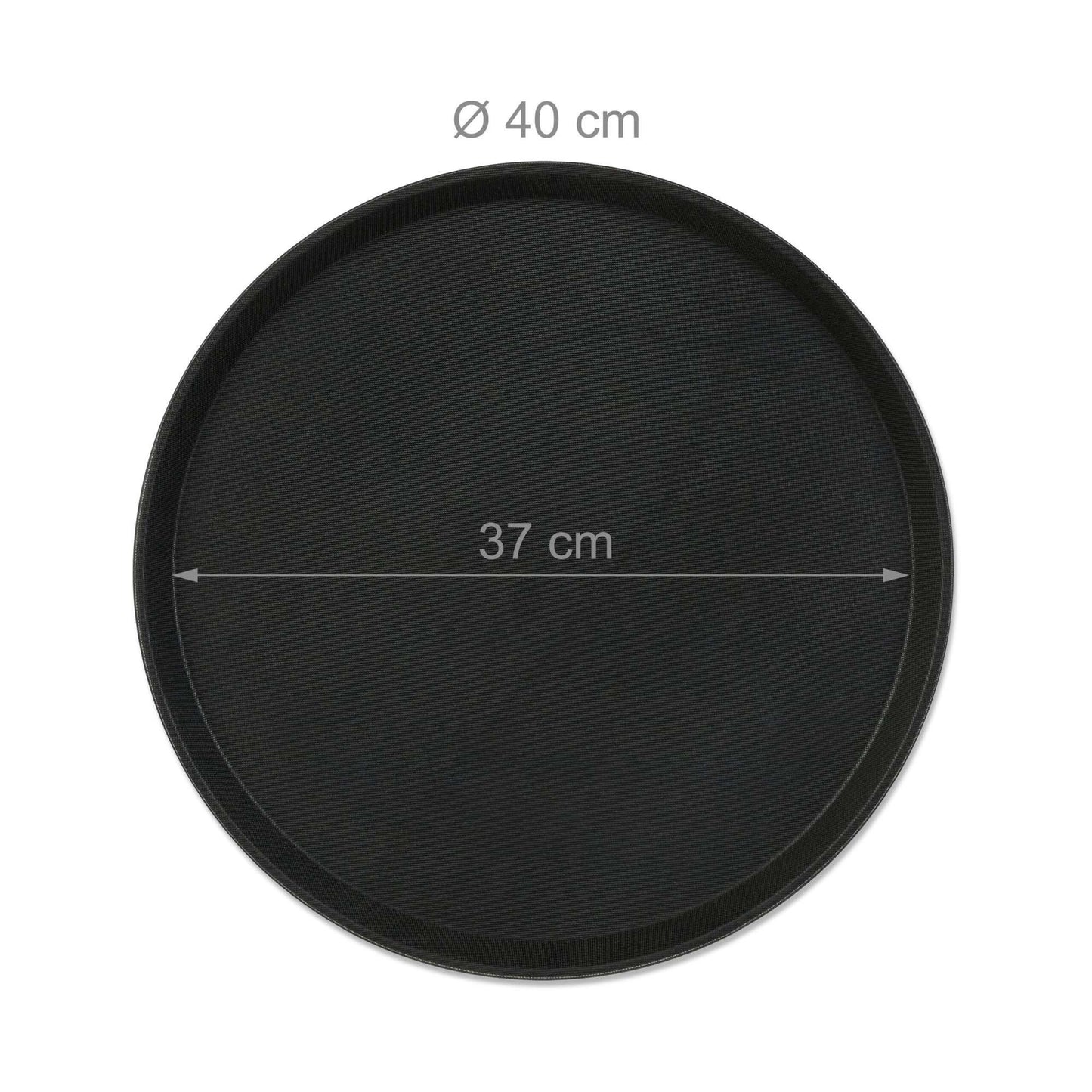 Round serving tray set of 3 40 cm