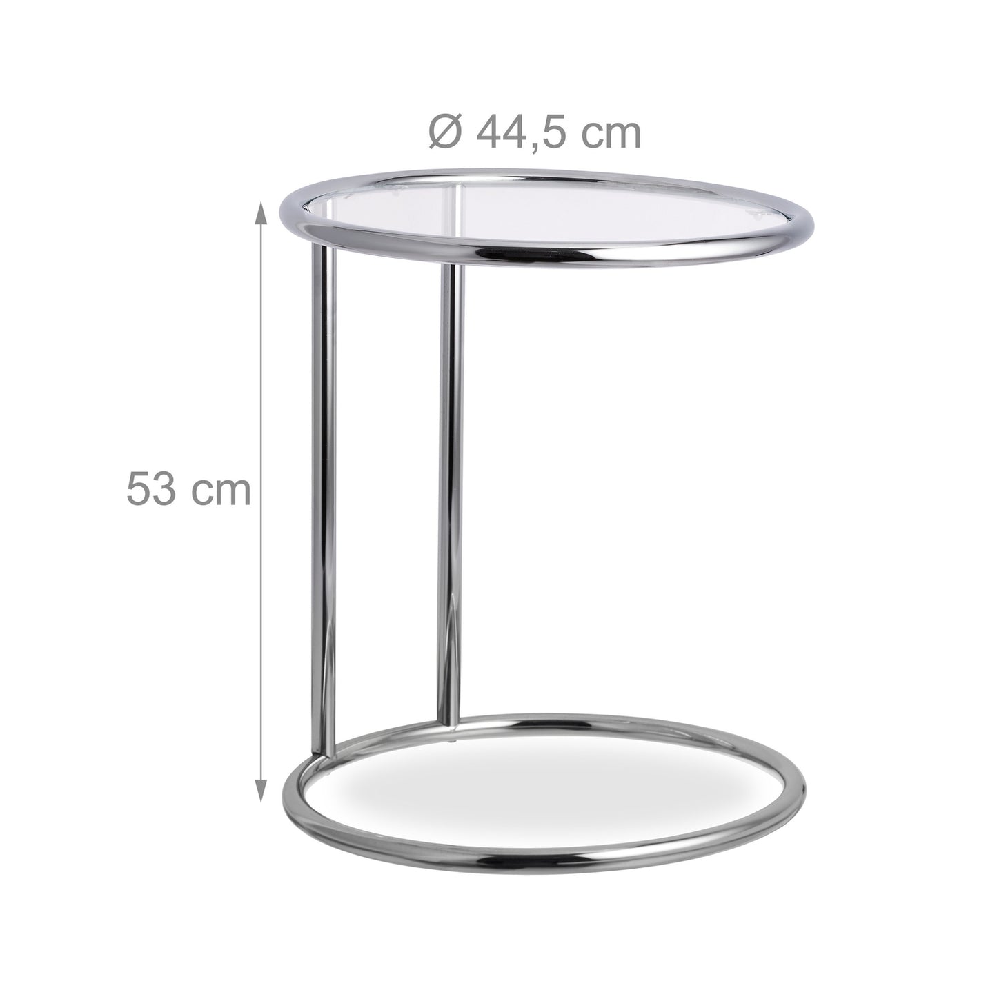 Round side table