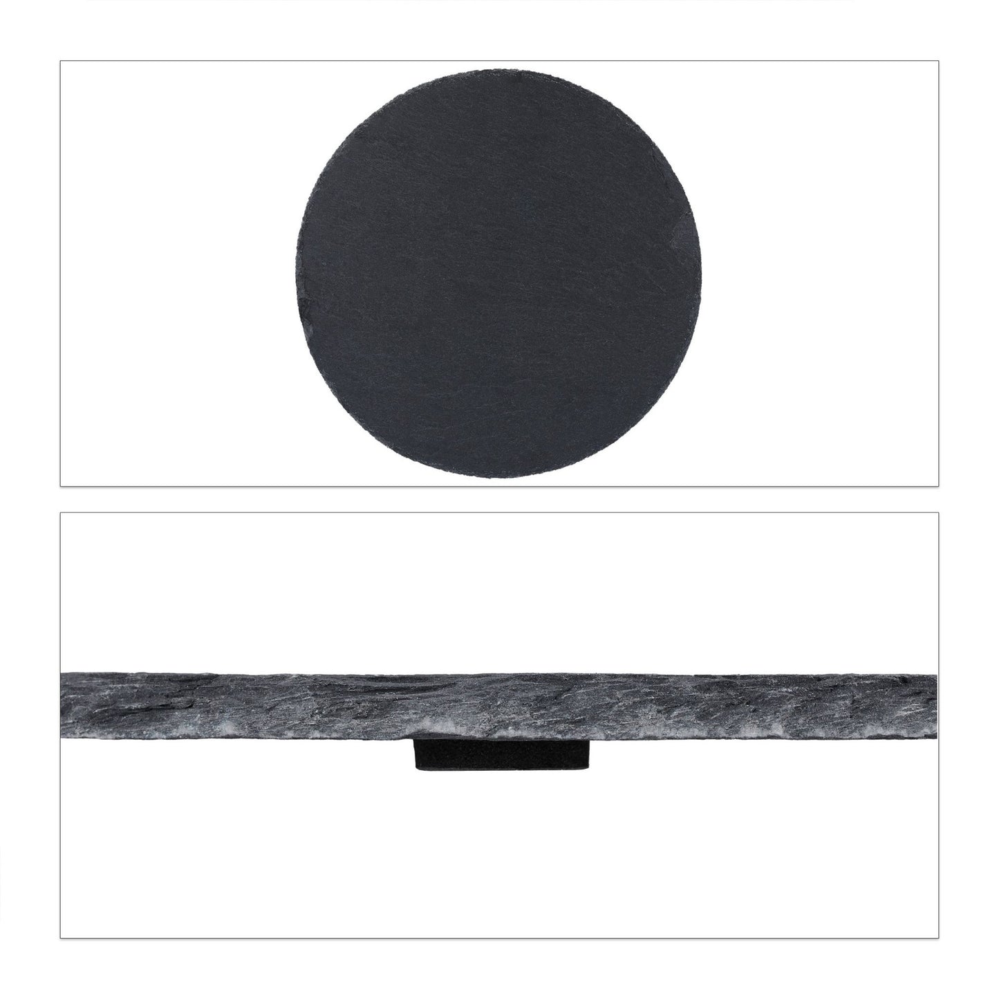 Round slate tiles in sets of 6