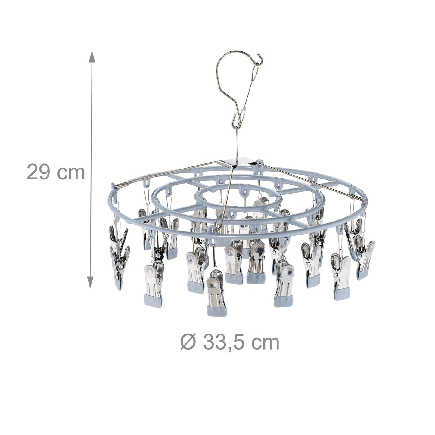 Round sock dryer for Clotheshorse
