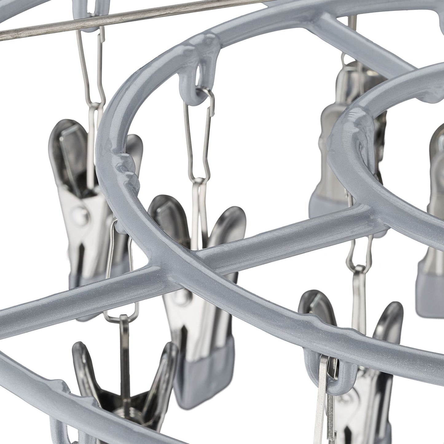 Round sock dryer for Clotheshorse