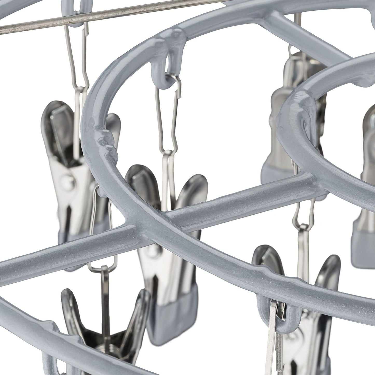 Round sock dryer for Clotheshorse