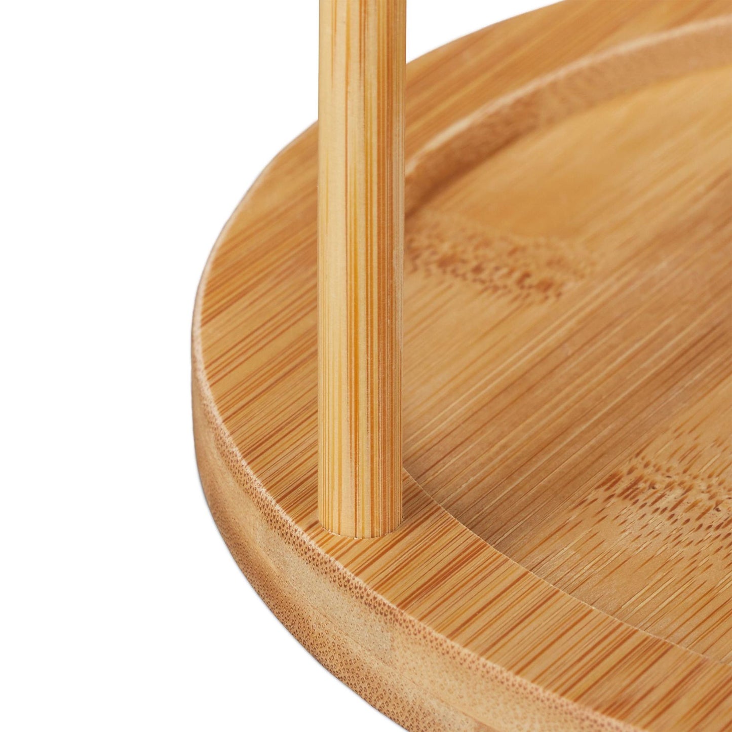 Round spice rack with 2 shelves