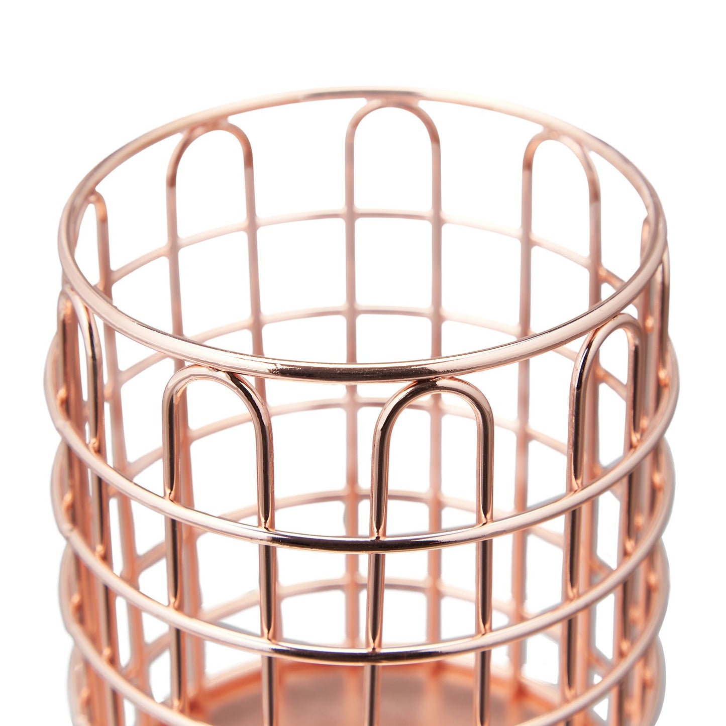 Round stand for make-up brushes