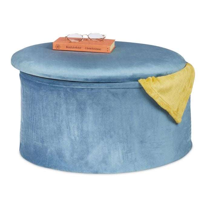 Round stool with storage space
