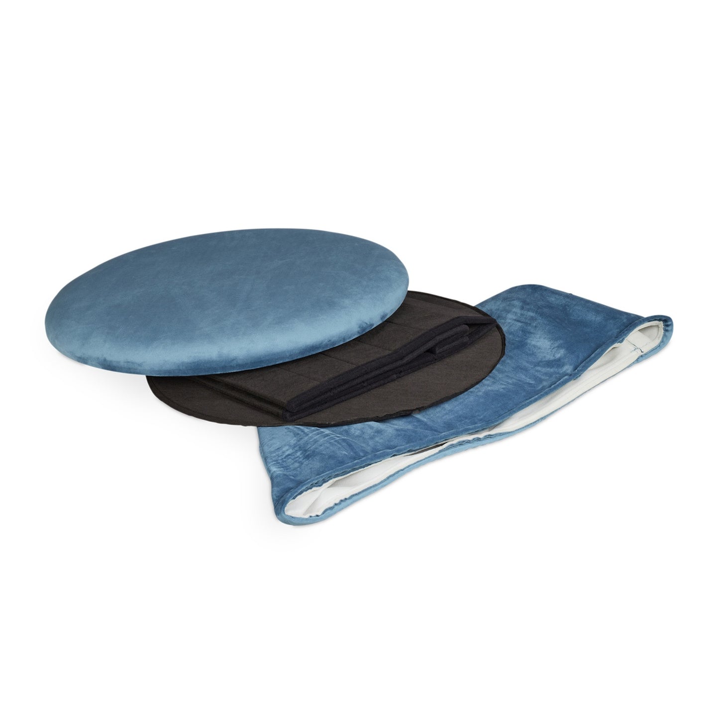 Round stool with storage space