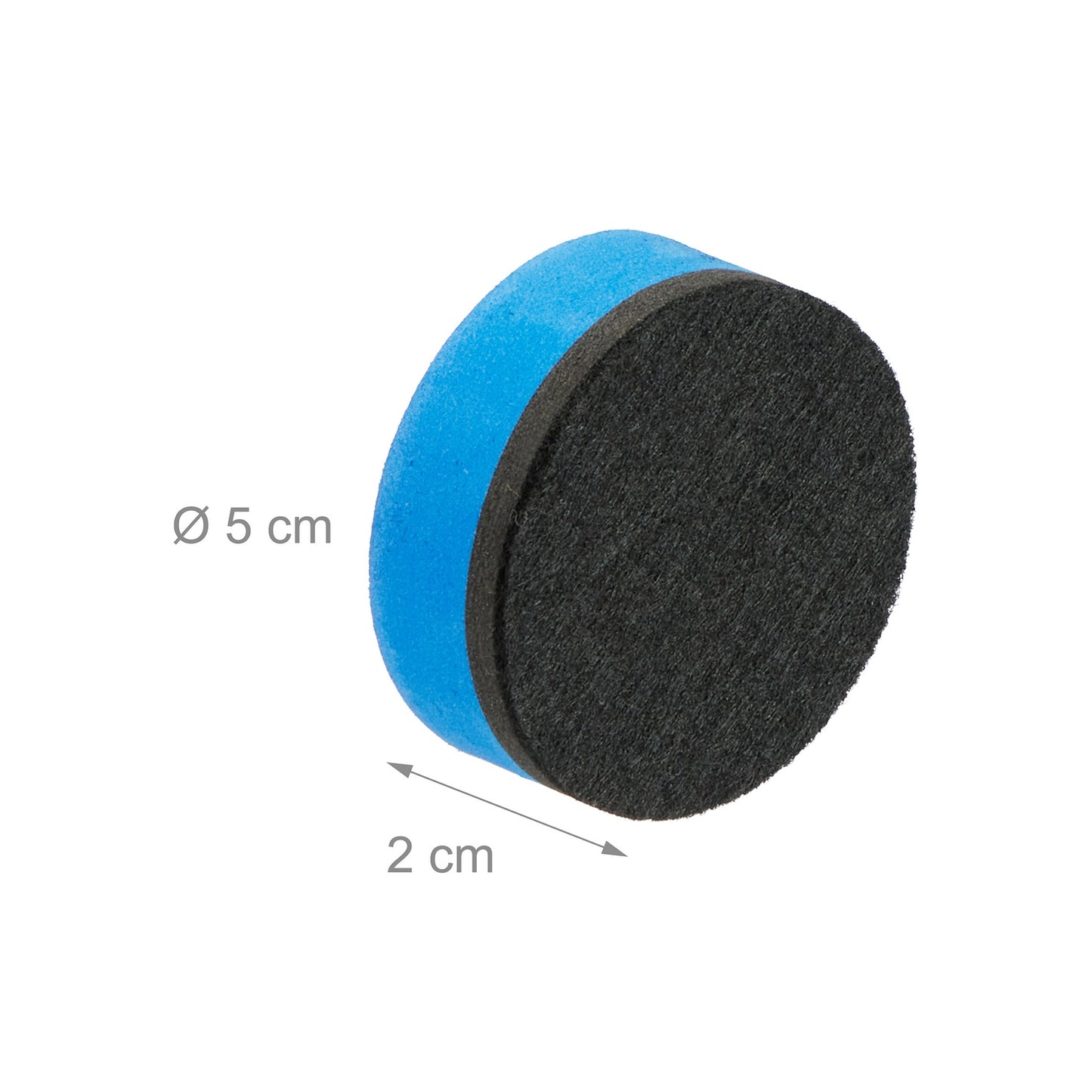 Round whiteboard sponge in a set of 20