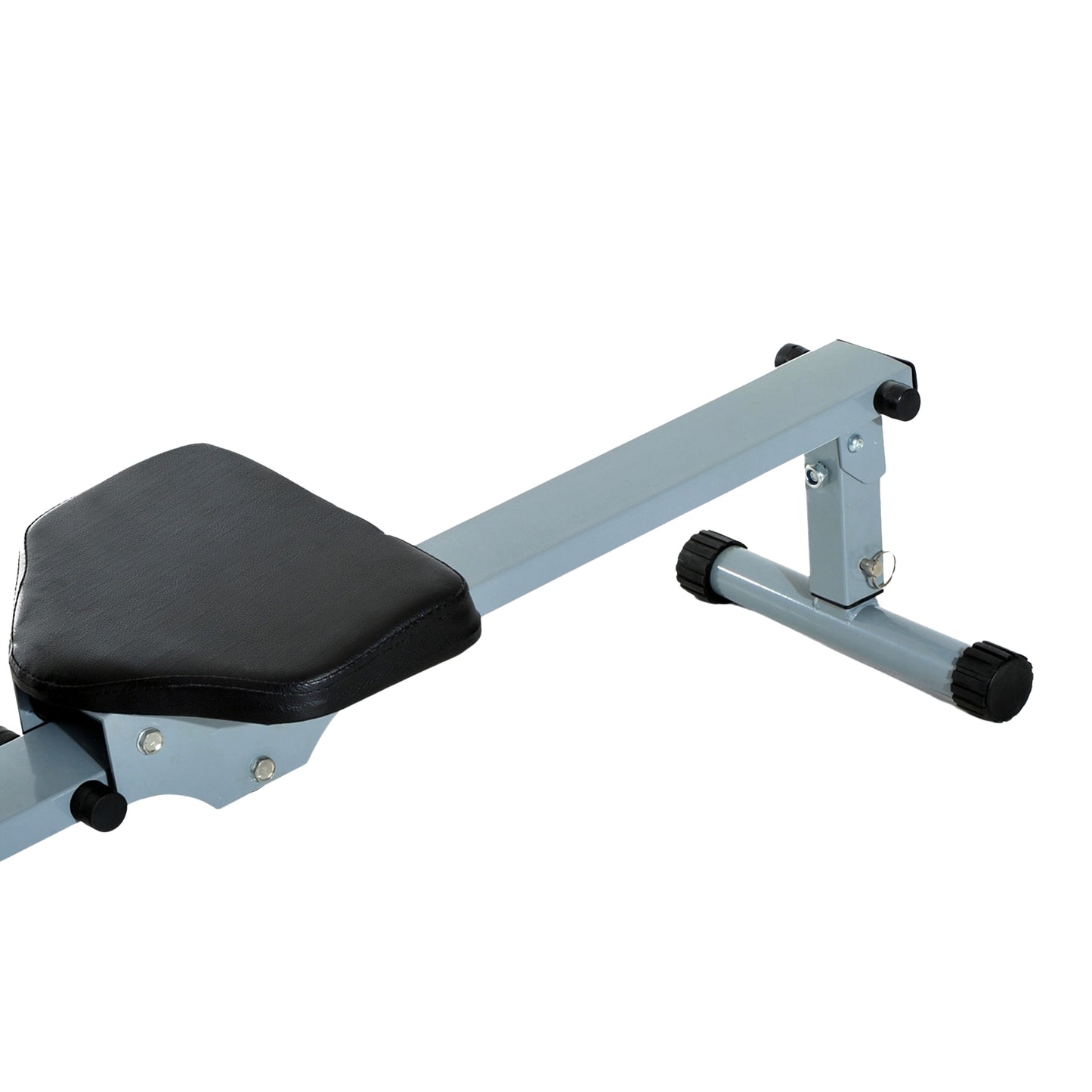Rowing machine Exercise bike with LCD, Steel frame, Grey