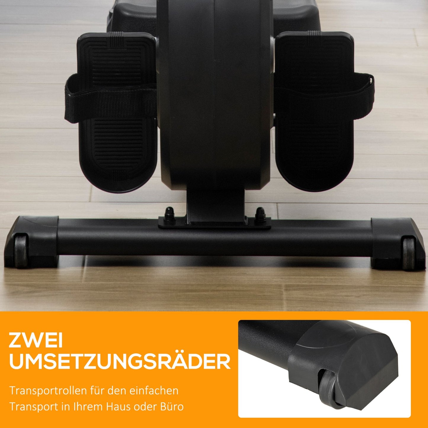 Folding rowing machine - 8 levels, training for the whole body