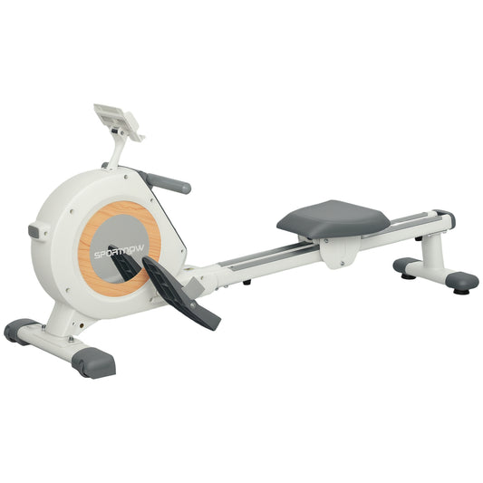 Magnetic rowing machine for the home with 16 resistance levels