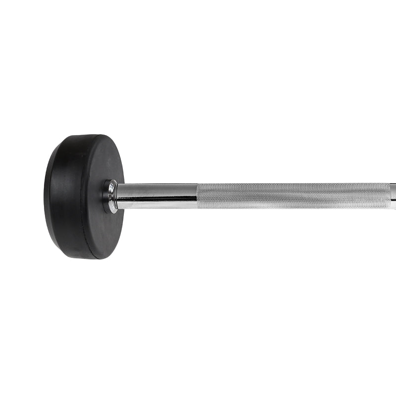 Rubber Coated Barbell, 10 kg, Gym Equipment