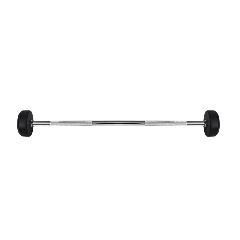 Rubber Coated Barbell, 15 kg, Durable Grip