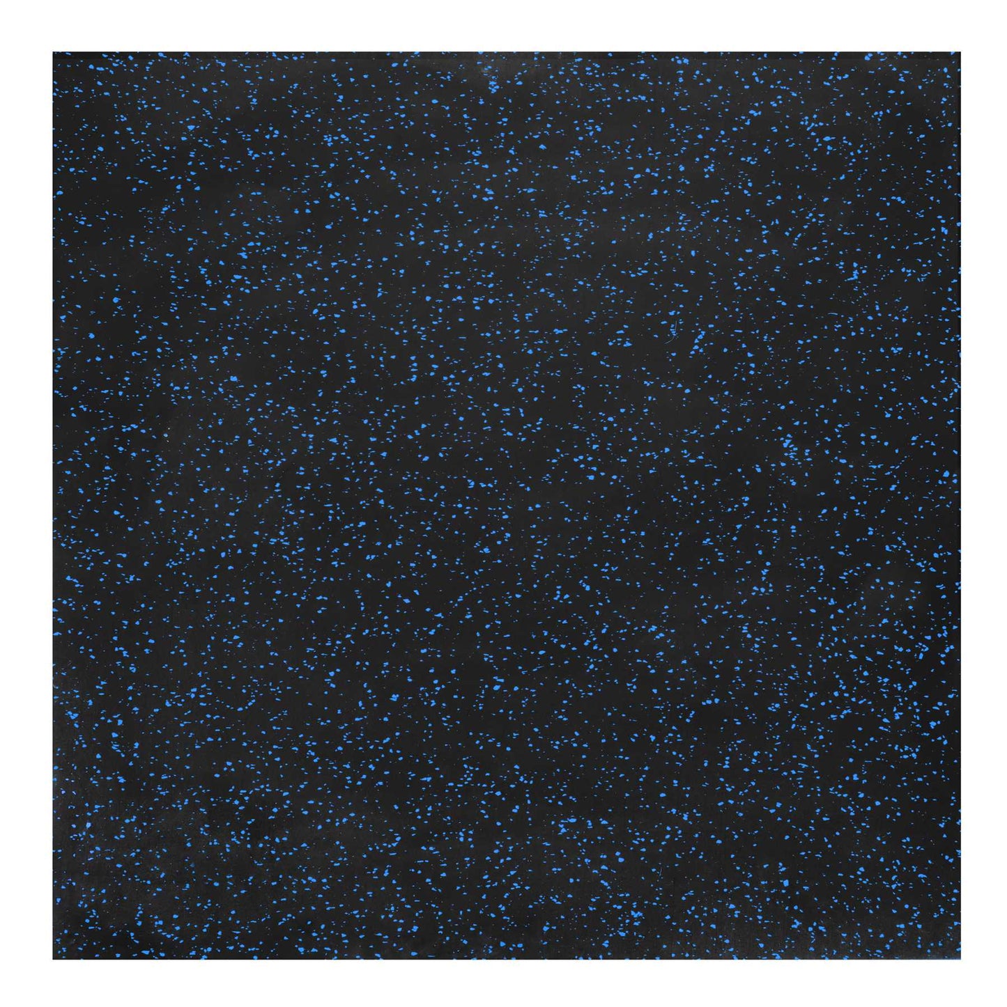 Rubber Gym Floor Tile 1x1 m, 15 mm, Black-Blue
