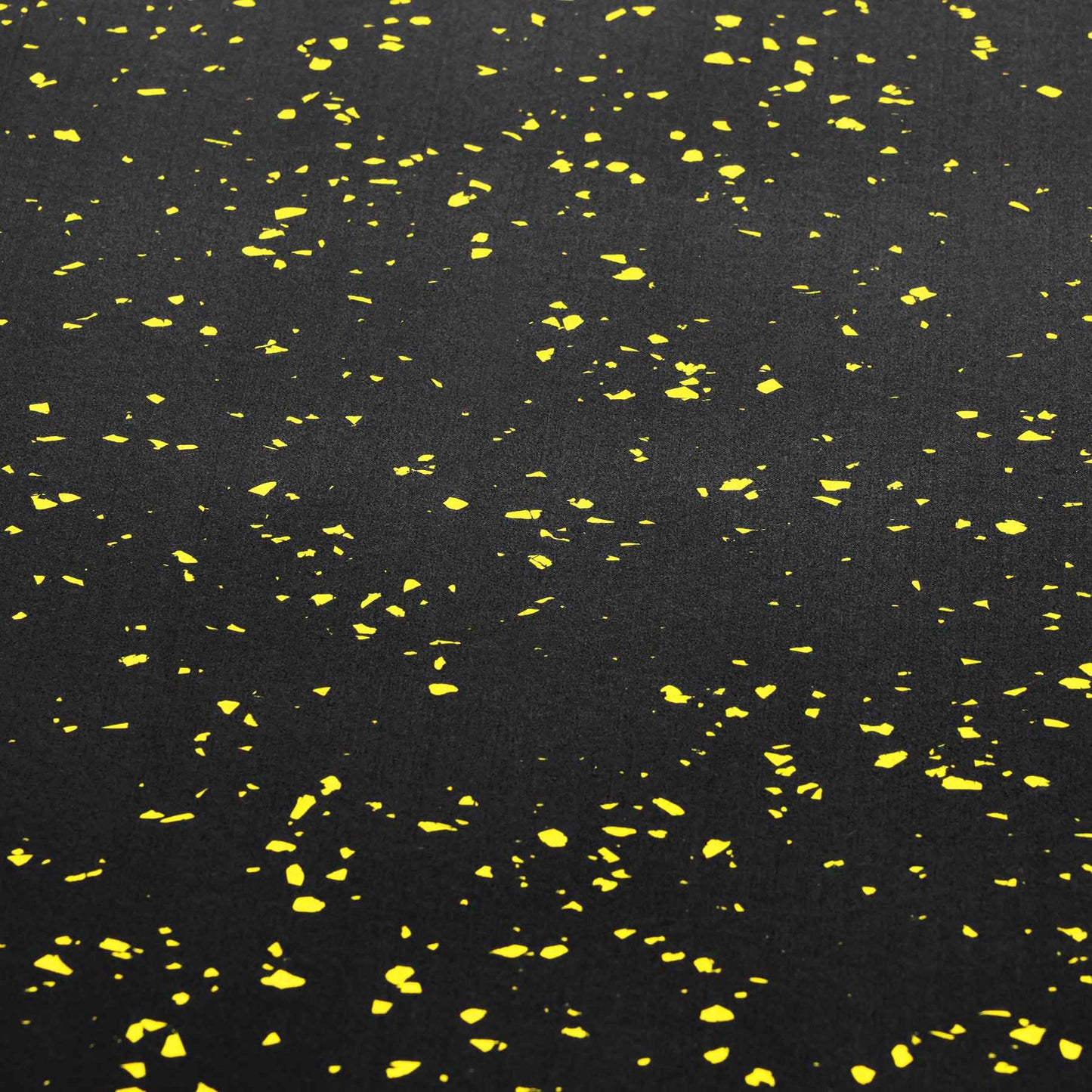 Rubber Gym Flooring, 35mm Black/Yellow, 1x1m, Shock Absorbent