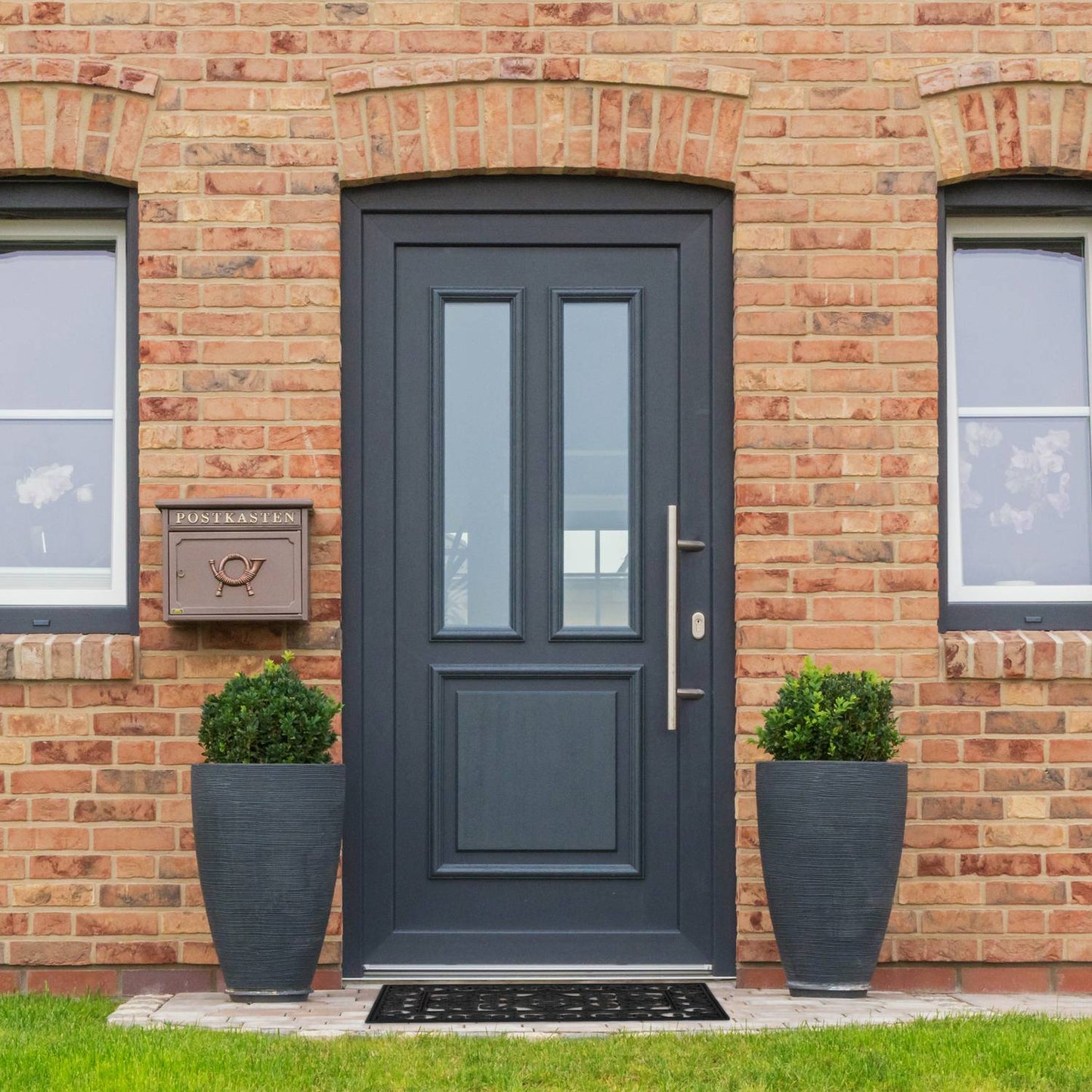 Rubber door mat 75 x 45 cm