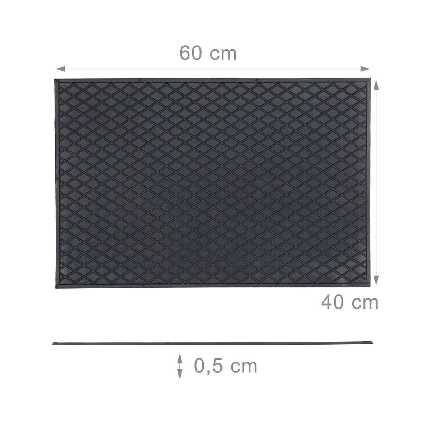 Rubber door mat