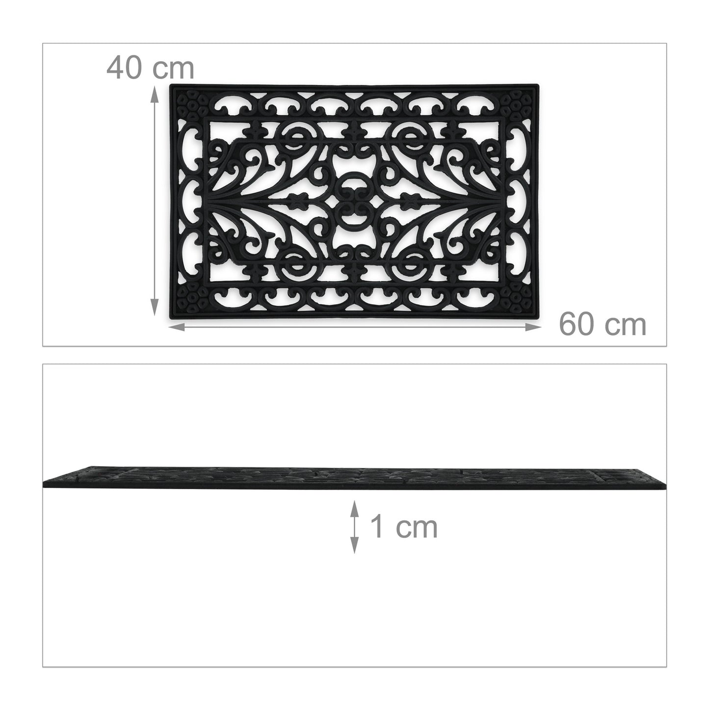 Rubber door mat