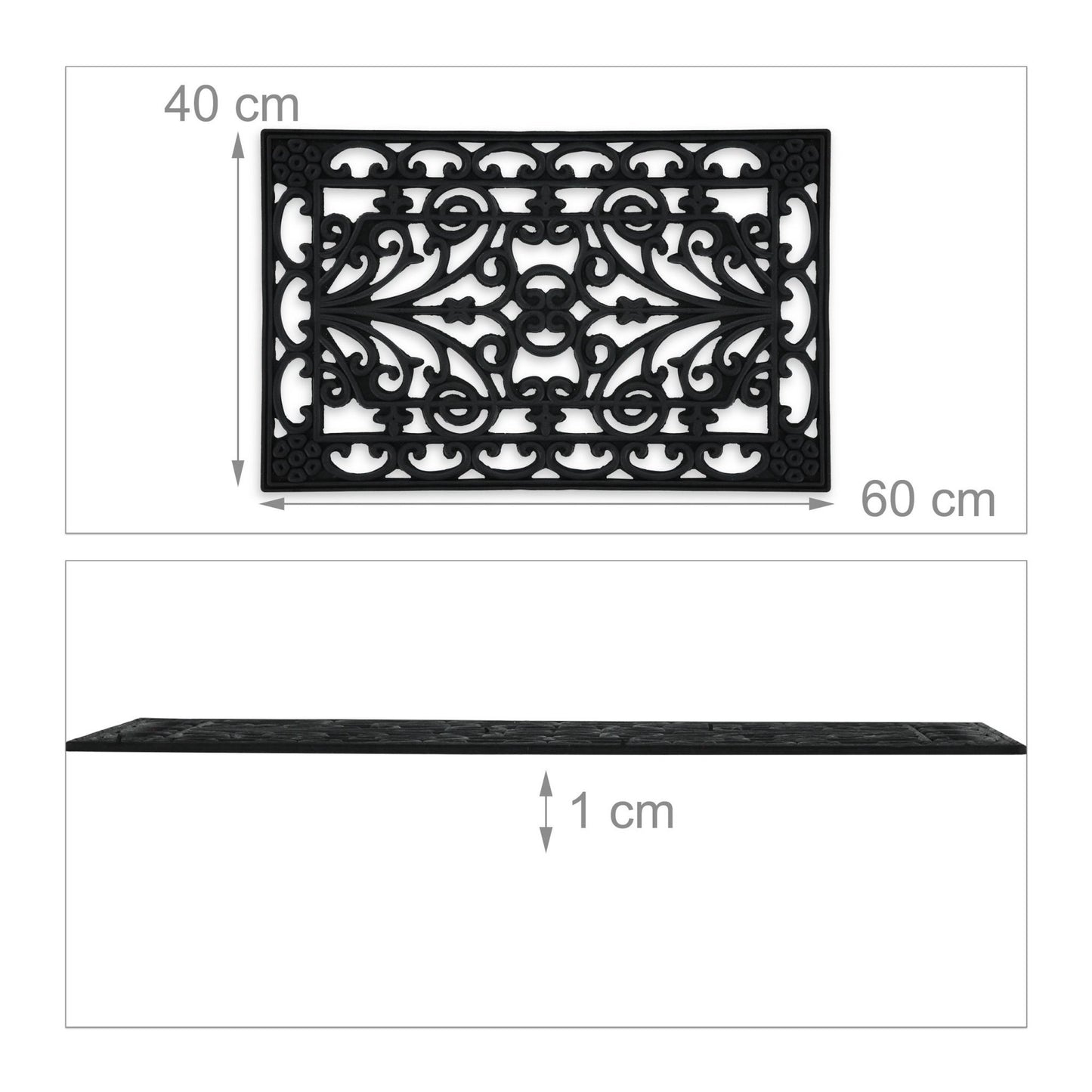 Rubber door mat