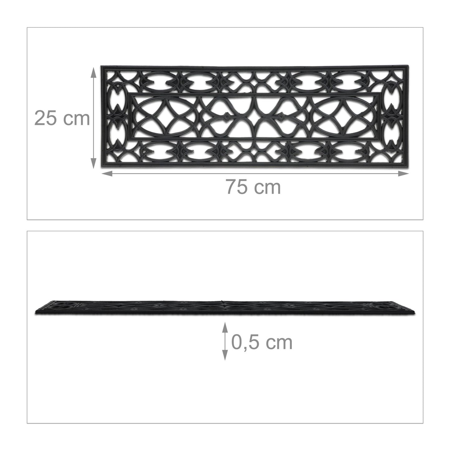 Rubber door mat