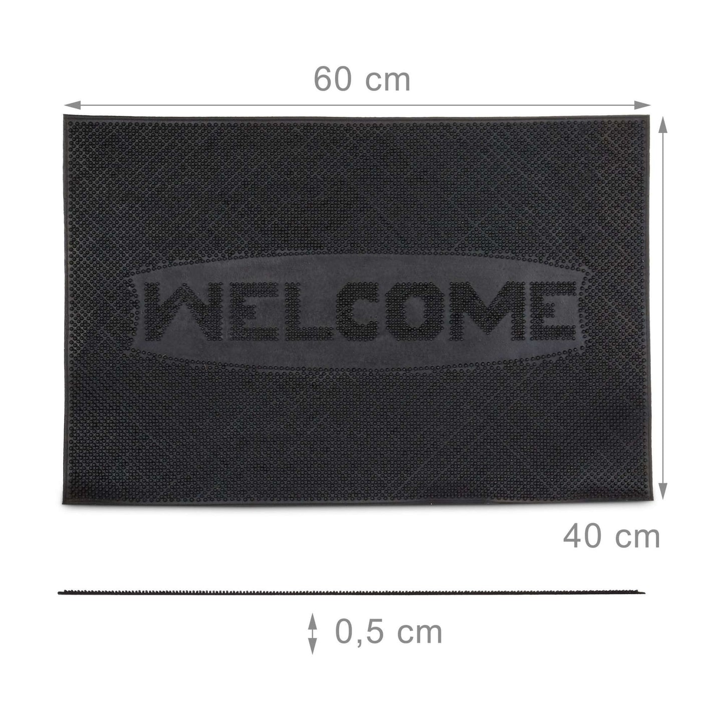 Rubber doormat WELCOME